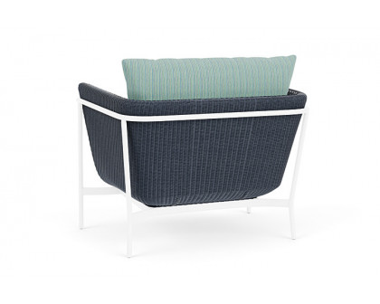 Lloyd Flanders™ Solstice Lounge Chair - Denim Blue, White