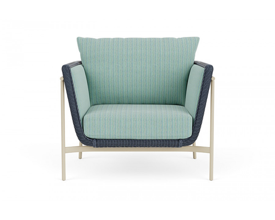 Lloyd Flanders™ Solstice Lounge Chair - Denim Blue, Linen