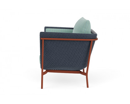 Lloyd Flanders™ Solstice Lounge Chair - Denim Blue, Terracotta