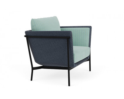 Lloyd Flanders™ Solstice Lounge Chair - Denim Blue, Ebony