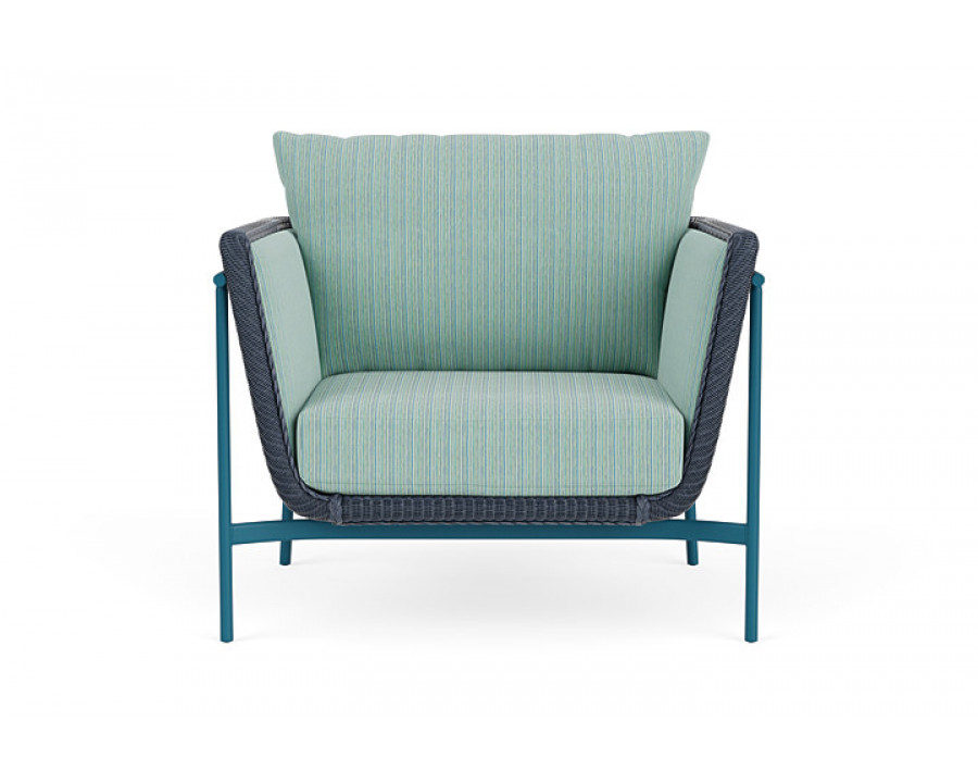 Lloyd Flanders™ Solstice Lounge Chair - Denim Blue, Peacock