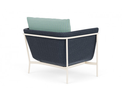 Lloyd Flanders™ Solstice Lounge Chair - Denim Blue, Ivory