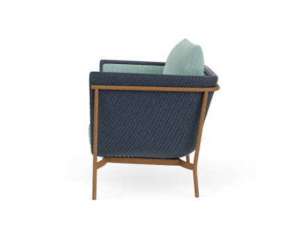 Lloyd Flanders™ Solstice Lounge Chair - Denim Blue, Hickory