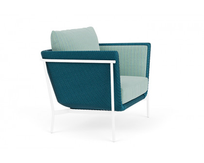 Lloyd Flanders™ Solstice Lounge Chair - Peacock, White