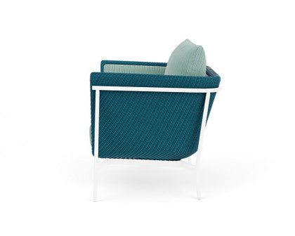 Lloyd Flanders™ Solstice Lounge Chair - Peacock, White