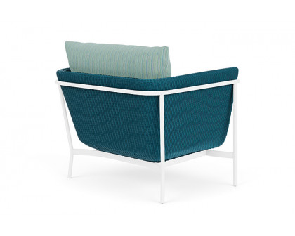 Lloyd Flanders™ Solstice Lounge Chair - Peacock, Matte White