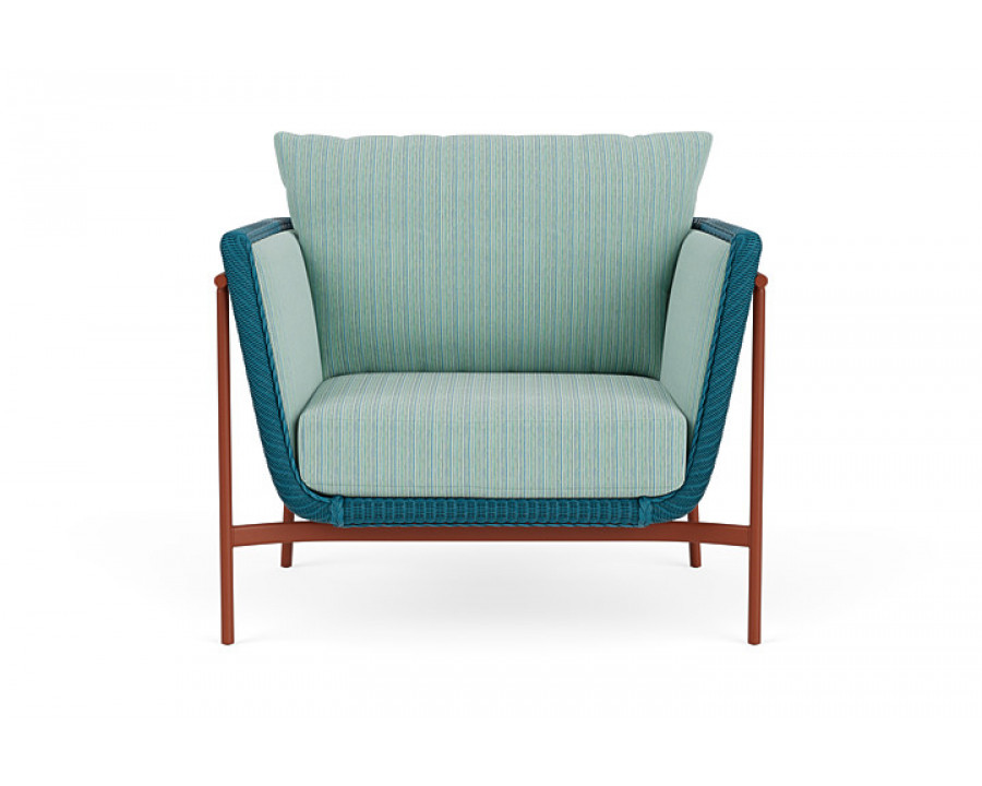 Lloyd Flanders™ Solstice Lounge Chair - Peacock, Terracotta