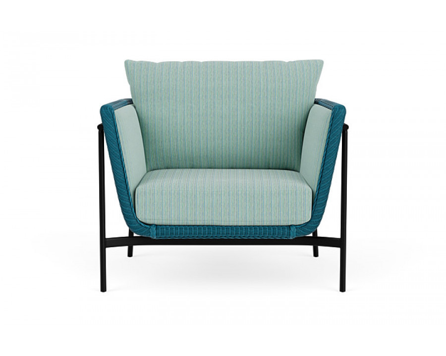 Lloyd Flanders™ Solstice Lounge Chair - Peacock, Ebony