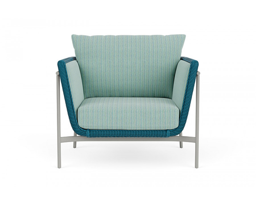 Lloyd Flanders™ Solstice Lounge Chair - Peacock, Platinum