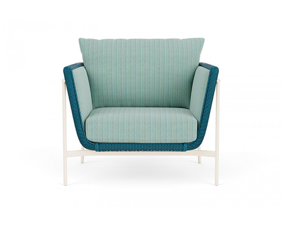 Lloyd Flanders™ Solstice Lounge Chair - Peacock, Ivory