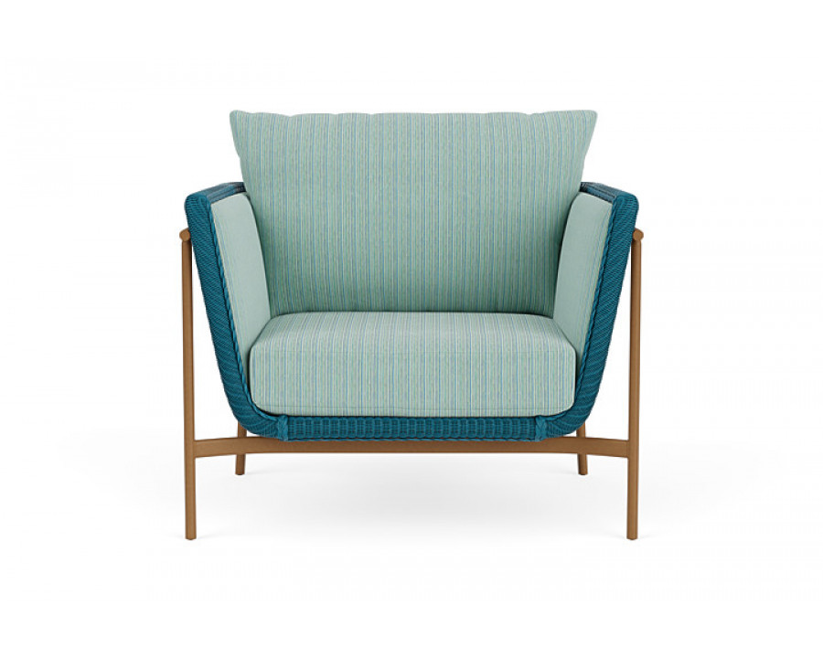 Lloyd Flanders™ Solstice Lounge Chair - Peacock, Hickory