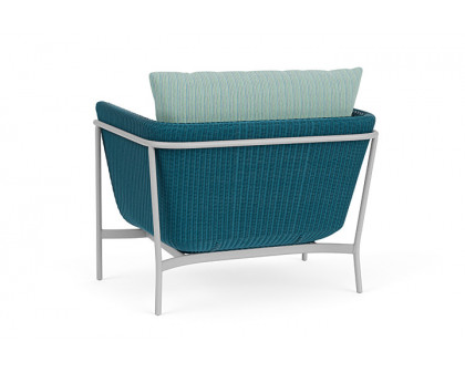 Lloyd Flanders™ Solstice Lounge Chair - Peacock, Metallic Silver