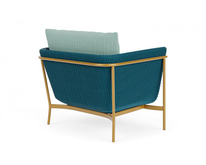 Lloyd Flanders™ Solstice Lounge Chair - Peacock, Metallic Gold