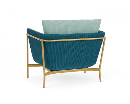 Lloyd Flanders™ Solstice Lounge Chair - Peacock, Metallic Gold