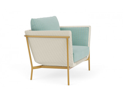 Lloyd Flanders™ Solstice Lounge Chair - Ivory, Metallic Gold