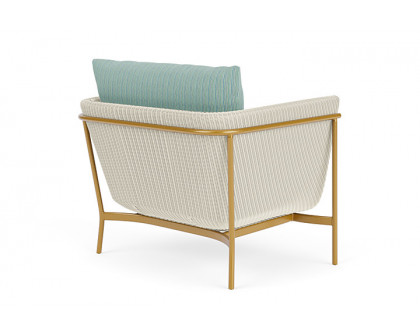 Lloyd Flanders™ Solstice Lounge Chair - Ivory, Metallic Gold