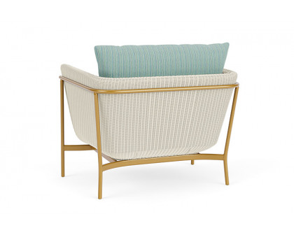 Lloyd Flanders™ Solstice Lounge Chair - Ivory, Metallic Gold