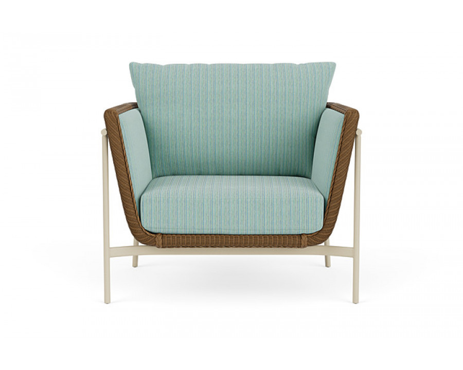 Lloyd Flanders™ Solstice Lounge Chair - Hickory, Linen