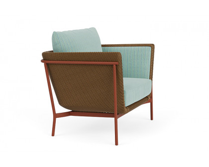 Lloyd Flanders™ Solstice Lounge Chair - Hickory, Terracotta