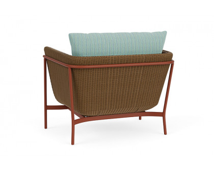 Lloyd Flanders™ Solstice Lounge Chair - Hickory, Terracotta