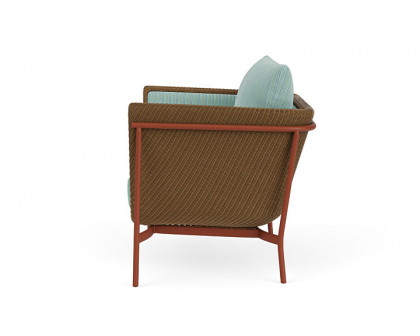 Lloyd Flanders™ Solstice Lounge Chair - Hickory, Terracotta