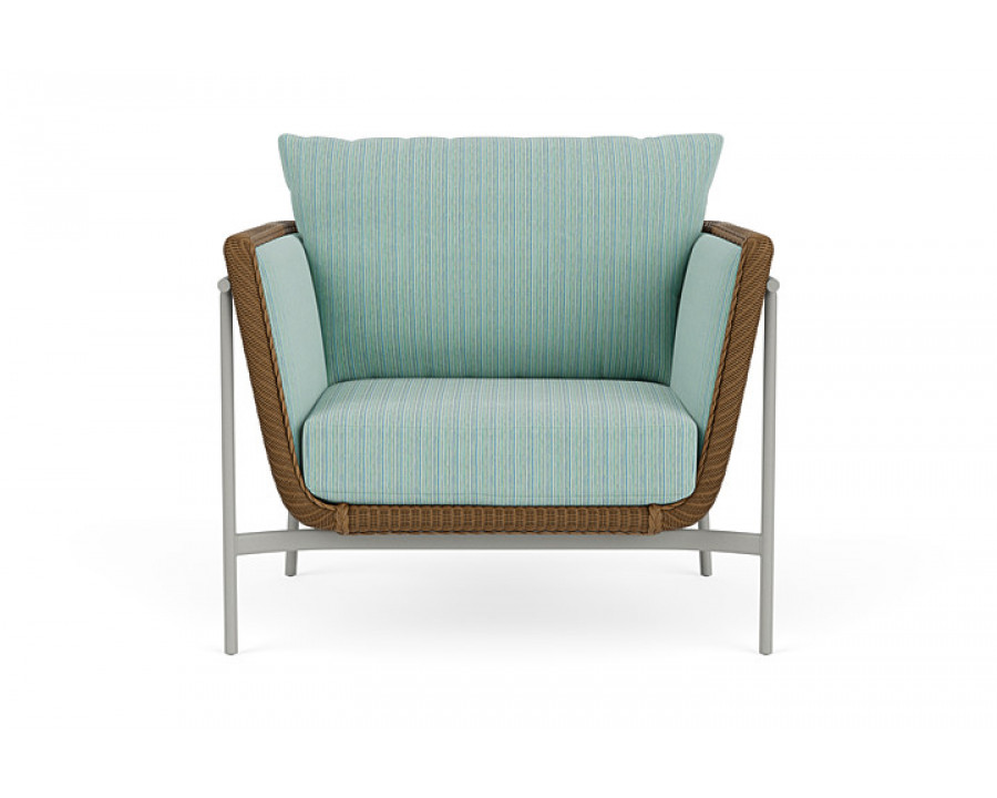 Lloyd Flanders™ Solstice Lounge Chair - Hickory, Platinum