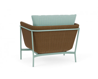 Lloyd Flanders™ Solstice Lounge Chair - Hickory, Sea Glass