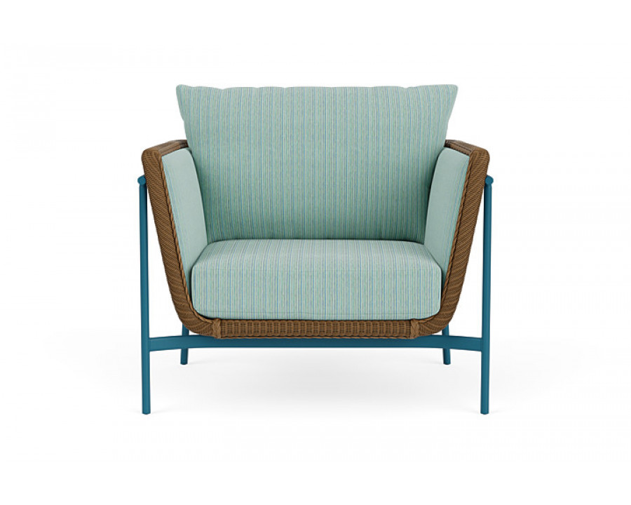 Lloyd Flanders™ Solstice Lounge Chair - Hickory, Peacock