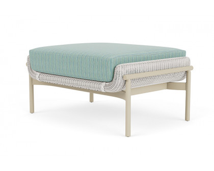 Lloyd Flanders™ Solstice Ottoman  - White, Linen