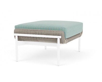 Lloyd Flanders™ Solstice Ottoman  - Linen, White