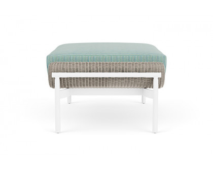 Lloyd Flanders™ Solstice Ottoman  - Linen, Matte White