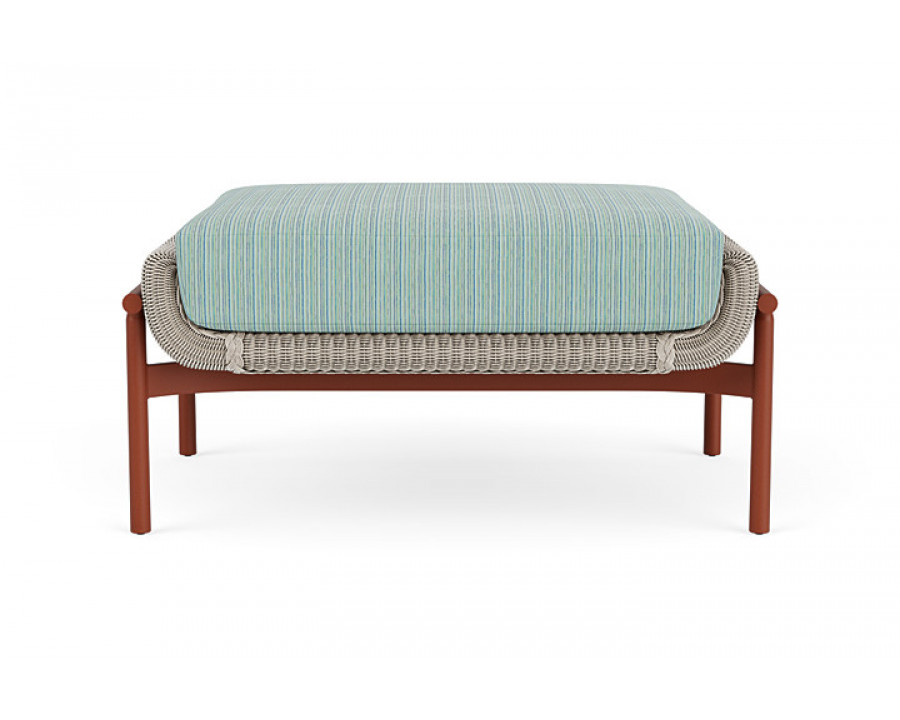 Lloyd Flanders™ Solstice Ottoman  - Linen, Terracotta