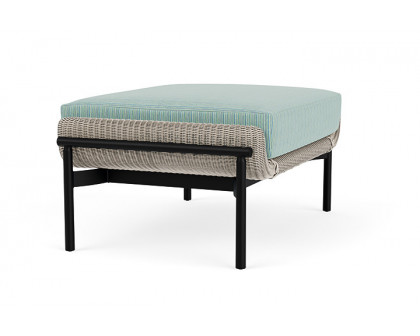 Lloyd Flanders™ Solstice Ottoman  - Linen, Ebony