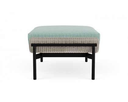 Lloyd Flanders™ Solstice Ottoman  - Linen, Ebony