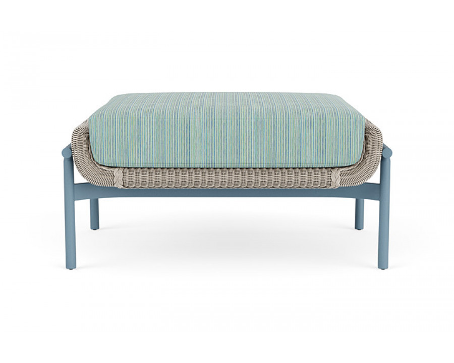 Lloyd Flanders™ Solstice Ottoman  - Linen, Stillwater