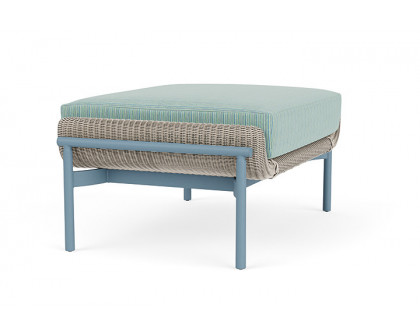 Lloyd Flanders™ Solstice Ottoman  - Linen, Stillwater