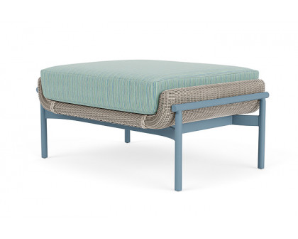 Lloyd Flanders™ Solstice Ottoman  - Linen, Stillwater