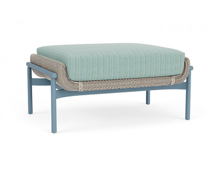 Lloyd Flanders™ Solstice Ottoman  - Linen, Stillwater