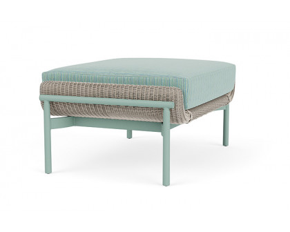 Lloyd Flanders™ Solstice Ottoman  - Linen, Sea Glass