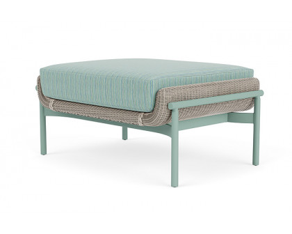 Lloyd Flanders™ Solstice Ottoman  - Linen, Sea Glass