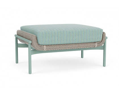 Lloyd Flanders™ Solstice Ottoman  - Linen, Sea Glass