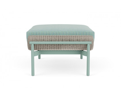 Lloyd Flanders™ Solstice Ottoman  - Linen, Sea Glass