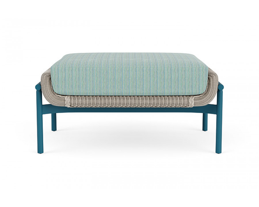 Lloyd Flanders™ Solstice Ottoman  - Linen, Peacock