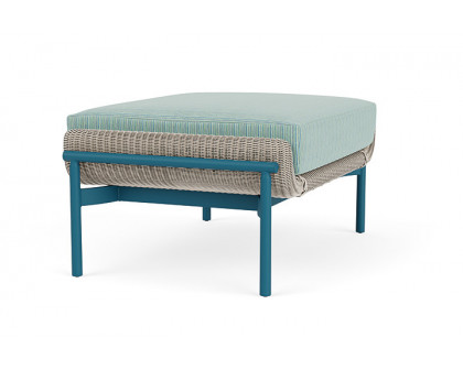 Lloyd Flanders™ Solstice Ottoman  - Linen, Peacock