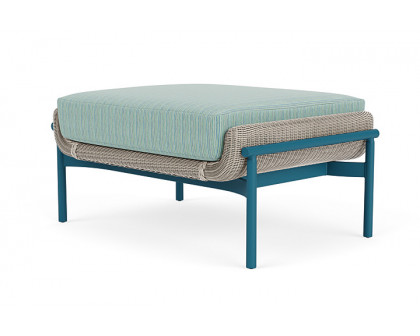 Lloyd Flanders™ Solstice Ottoman  - Linen, Peacock