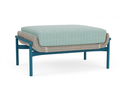 Lloyd Flanders™ Solstice Ottoman  - Linen, Peacock