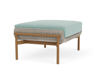 Lloyd Flanders™ Solstice Ottoman  - Linen, Hickory