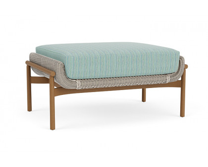 Lloyd Flanders™ Solstice Ottoman  - Linen, Hickory