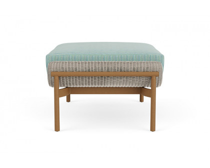 Lloyd Flanders™ Solstice Ottoman  - Linen, Hickory