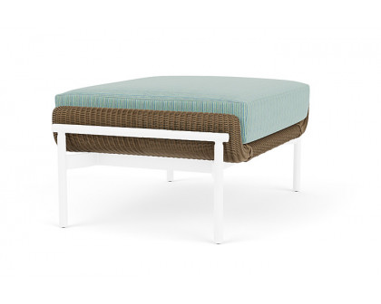 Lloyd Flanders™ Solstice Ottoman  - Fawn, White